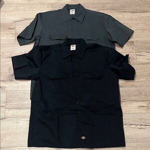 Dickies Charcoal and Black Work Shirts